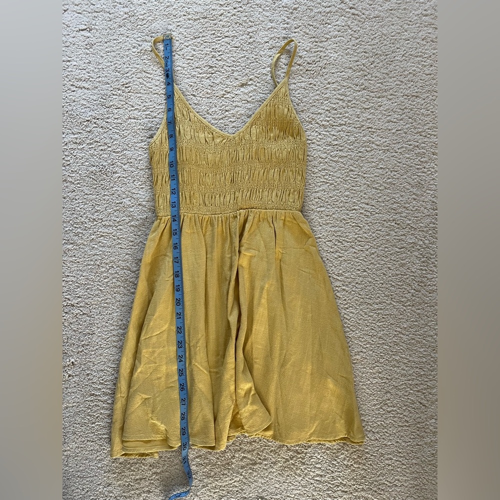 Yellow Spaghetti Strap Dress - Picture 3 of 4